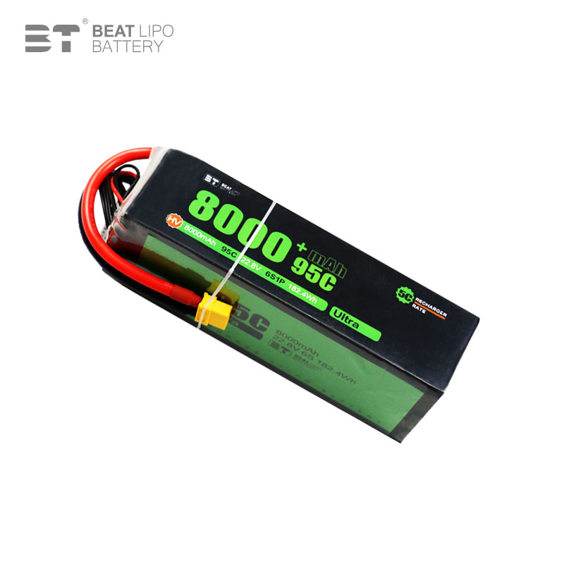 แบตเตอรี่ลิเธียม 22.8V สำหรับร - 6S Lipo Battery 22.2V 5000Mah บทวิจารณ์และราคา