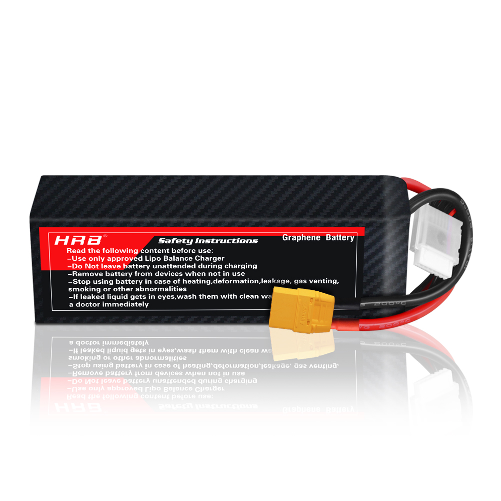 แบตเตอรี่กราฟีน 1 ชิ้น HRB 22. - 6S Lipo Battery 22.2V 5000Mah บทวิจารณ์และราคา