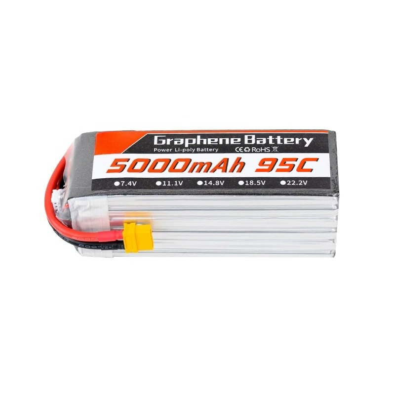 สำหรับโดรนแข่ง FPV ขนาด 7-9-10 - 6S Lipo Battery 22.2V 5000Mah บทวิจารณ์และราคา